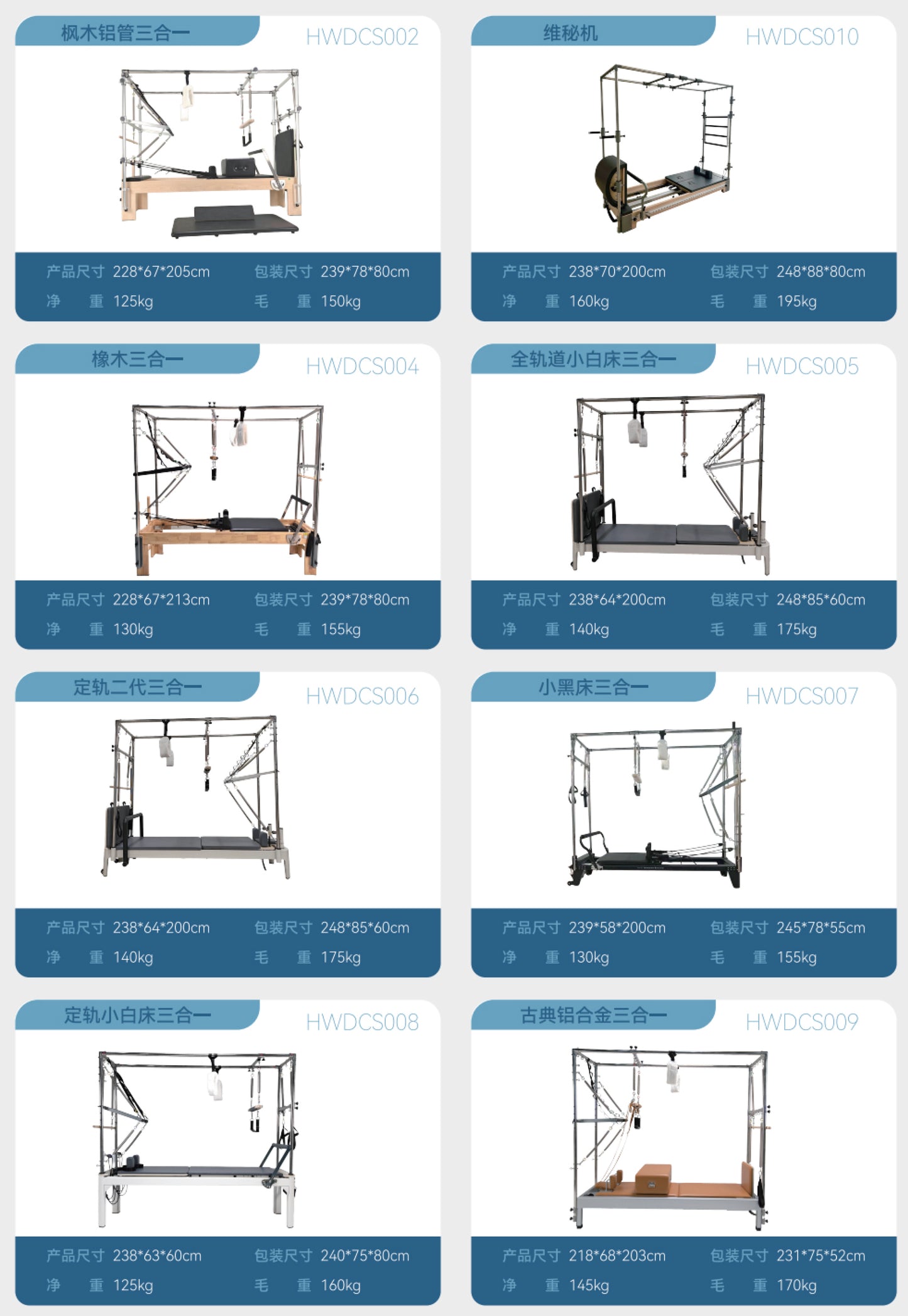 3-in-1 Pilates Reformer