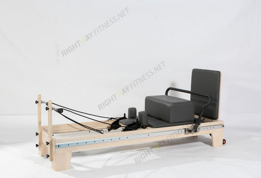 Dual-Slide Outer Track Maple Wood Pilates Reformer