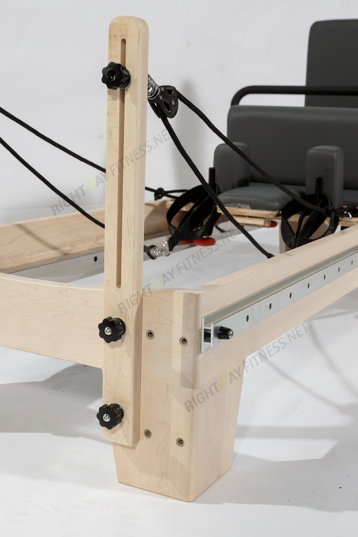 Dual-Slide Outer Track Maple Wood Pilates Reformer