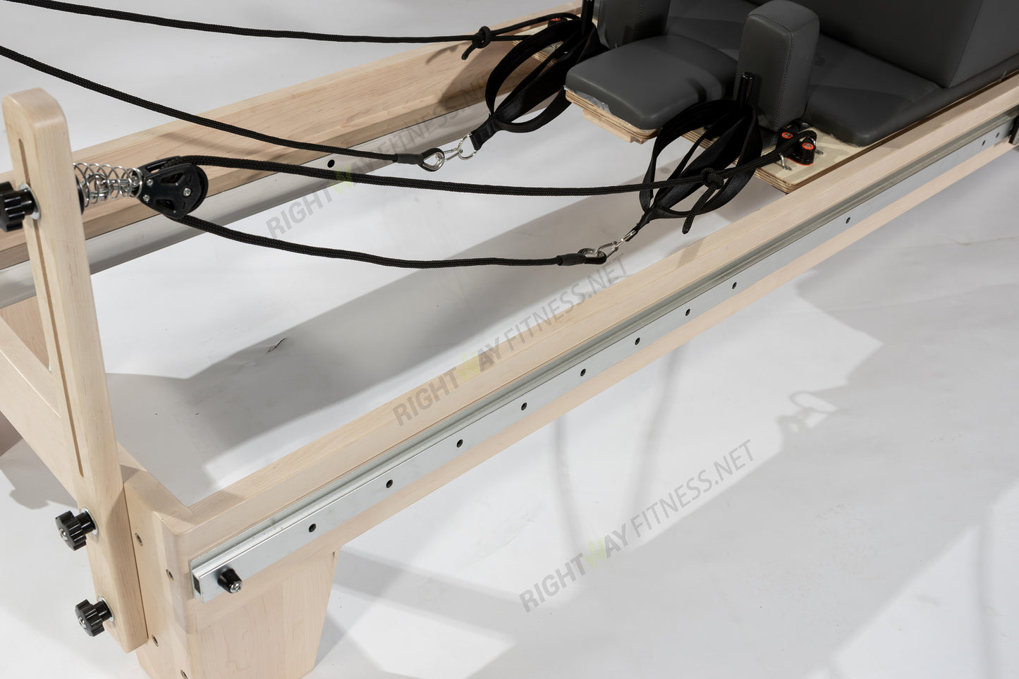 Dual-Slide Outer Track Maple Wood Pilates Reformer