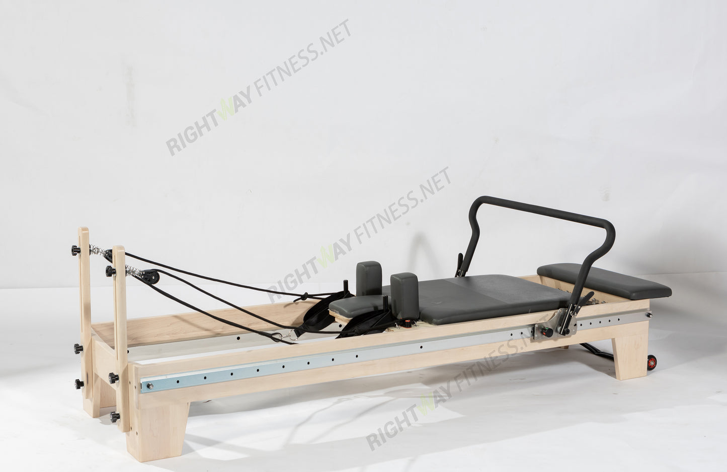 Dual-Slide Outer Track Maple Wood Pilates Reformer