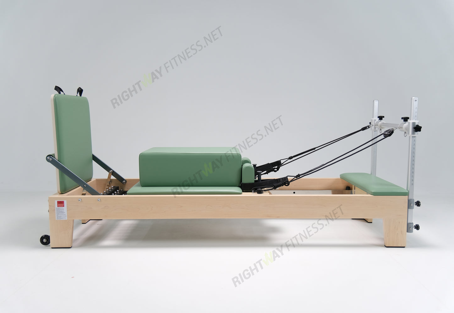 Solid Maple Inner Track Pilates Reformer with Aluminum Graduated Posts