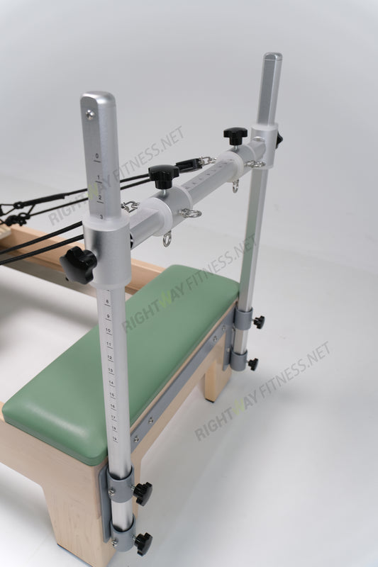 Solid Maple Inner Track Pilates Reformer with Aluminum Graduated Posts